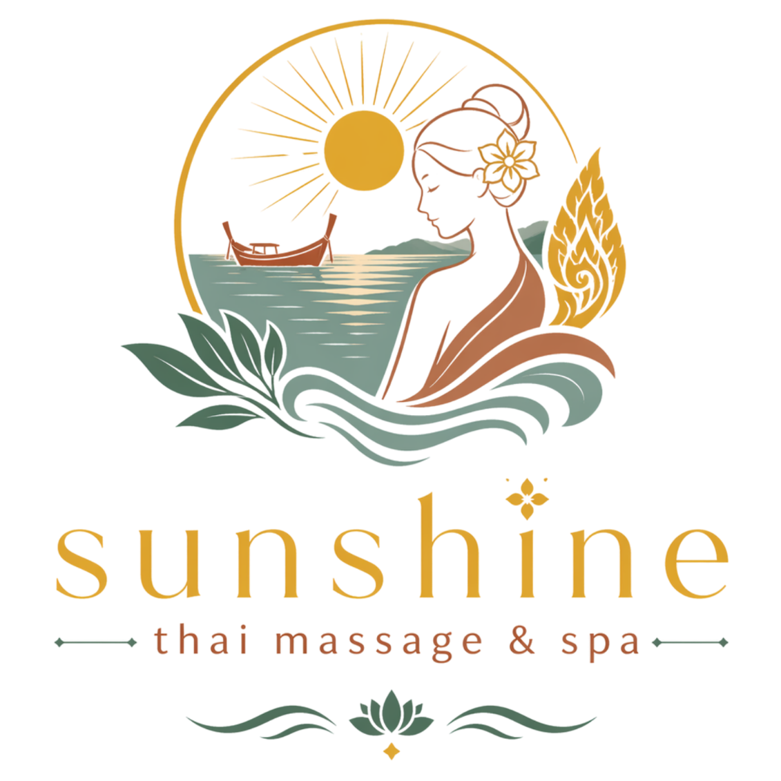 SUNSHINE THAI MASSAGE NAIL & SPA logo 1