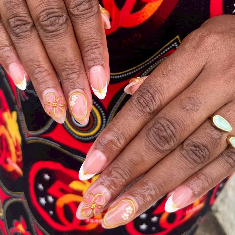 Soft glow nail work